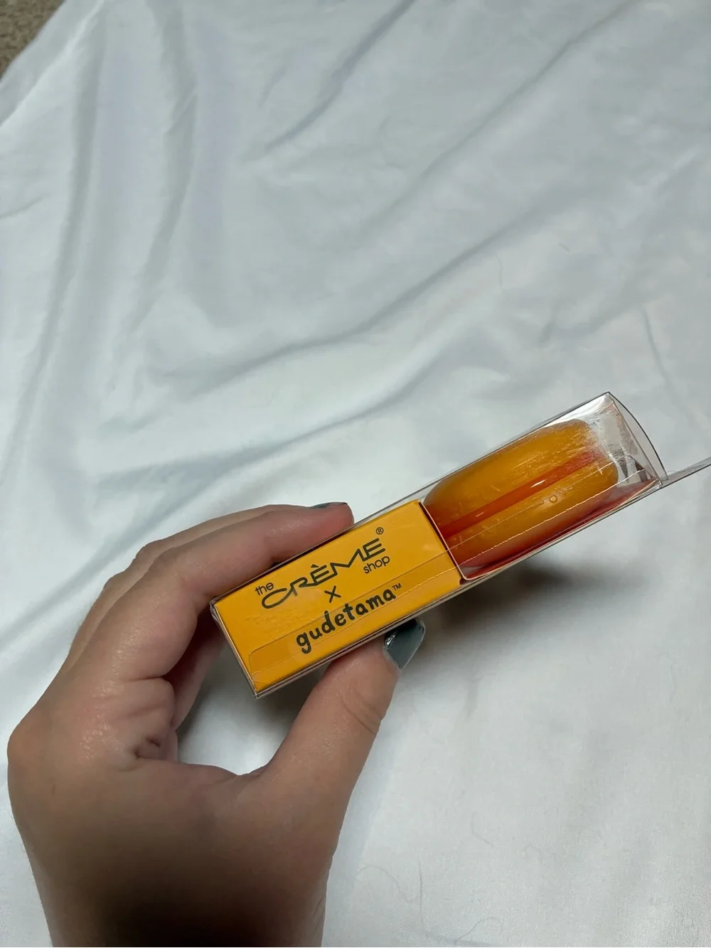 The Crème Shop Gudetama Macaron Lip Balm Limited Edition Pineapple Sherbert